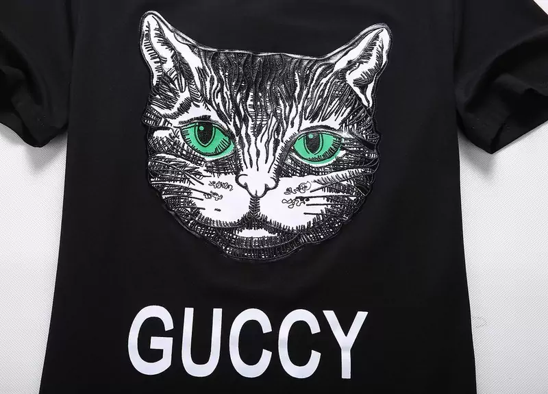 unisex gucci tee shirt summer cat guccy